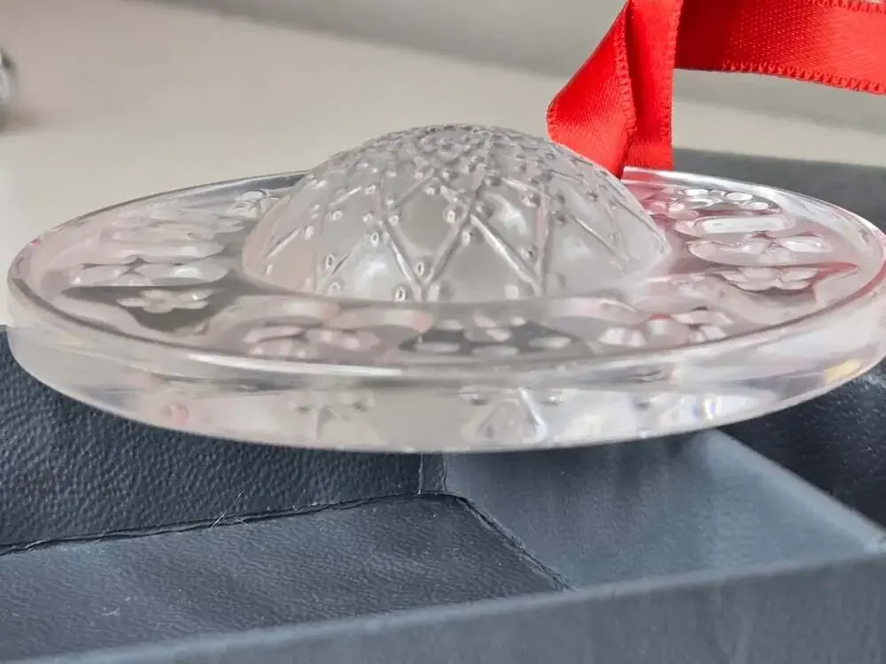 Lalique crystal christmas